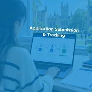 Overseas university application submission and tracking from Dubai UAE